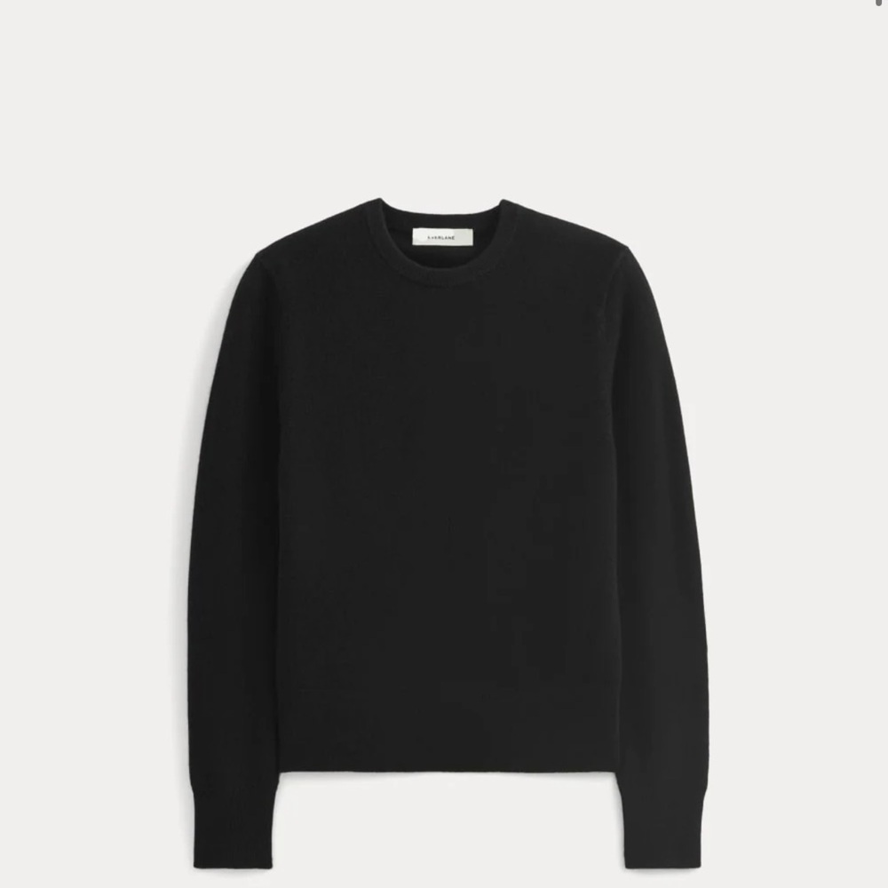 Everlane Cashmere Blend Sweater in Black